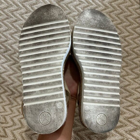 POPA Rosario Flecos Rafia Platform Sandals - Picture 8 of 12